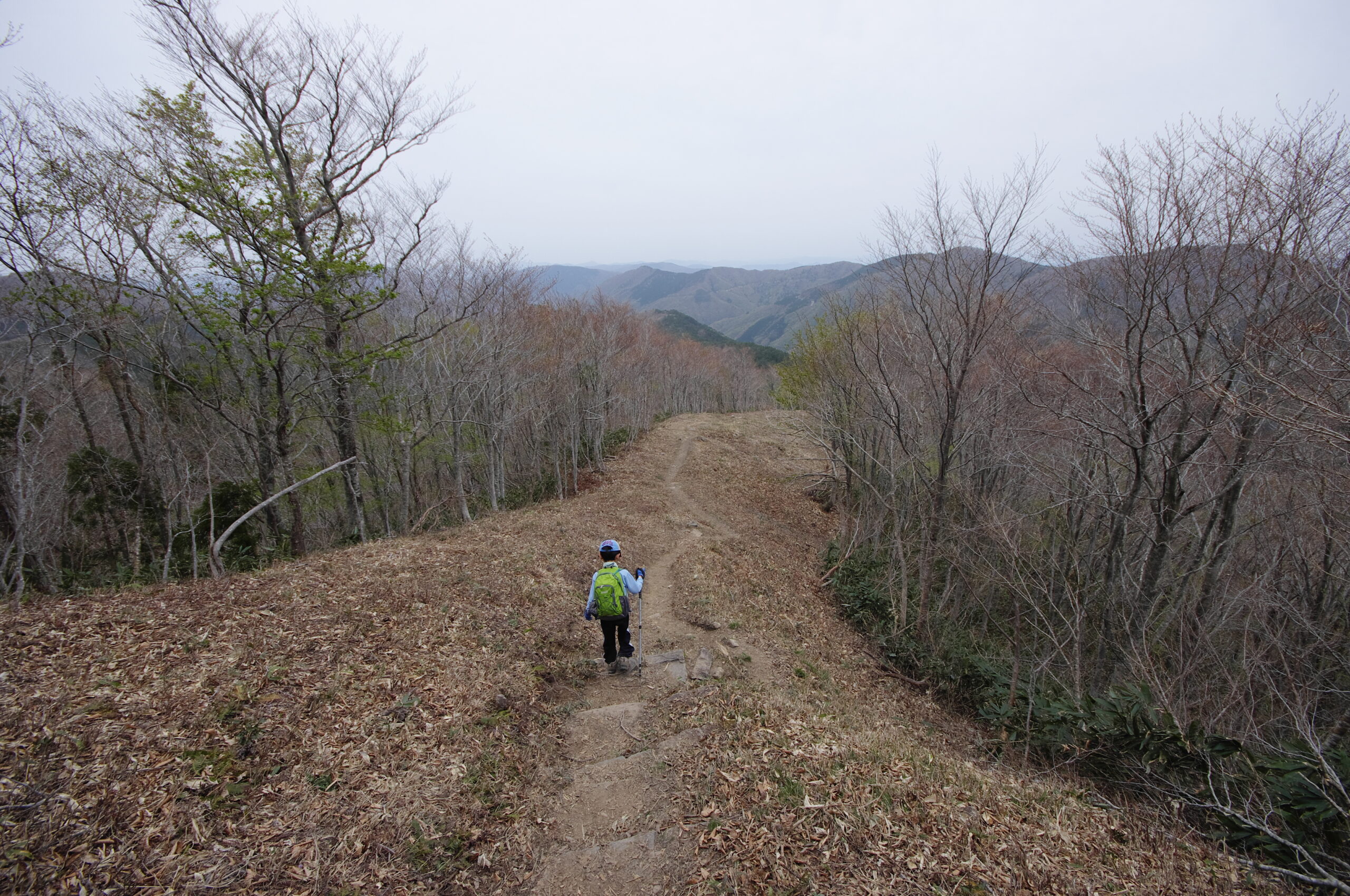 子どもと恐羅漢山