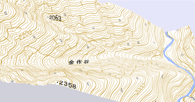 地形図で沢と尾根は表裏一体の存在 | noasobi