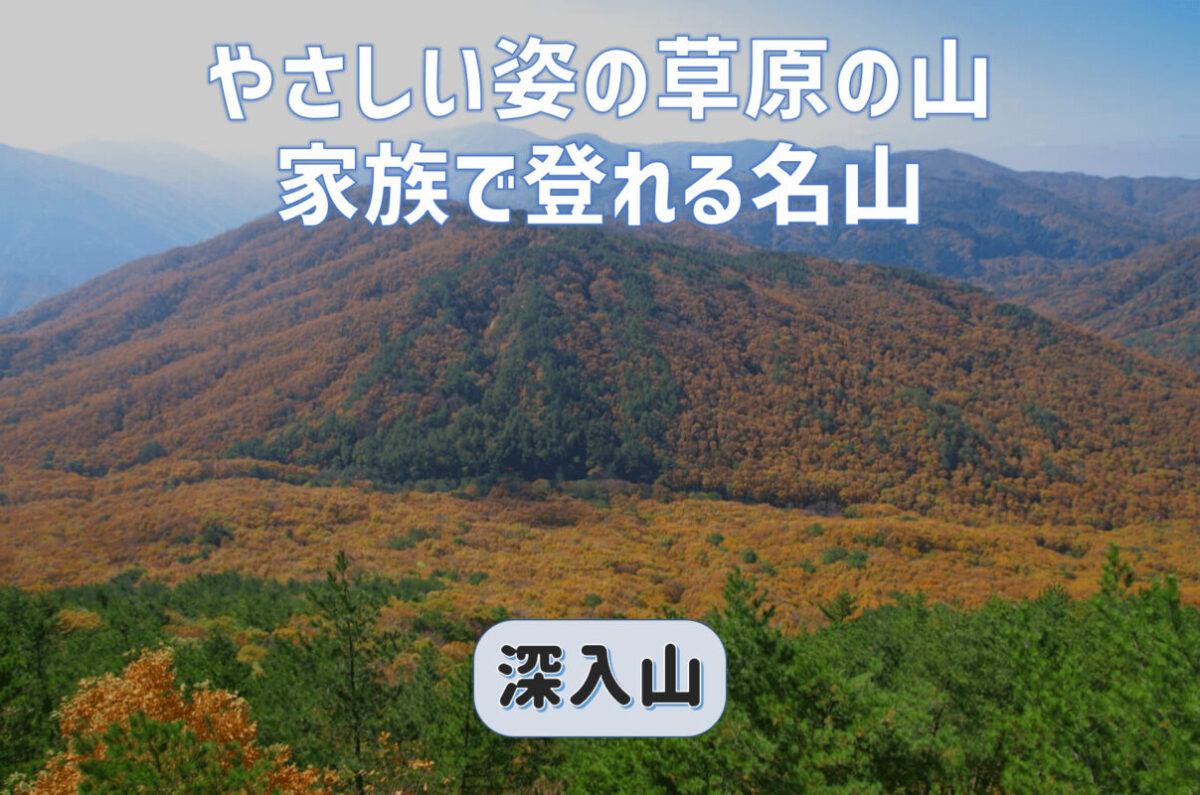 やさしい山容の草原の山・深入山は家族や登山初心者でも登れる名山