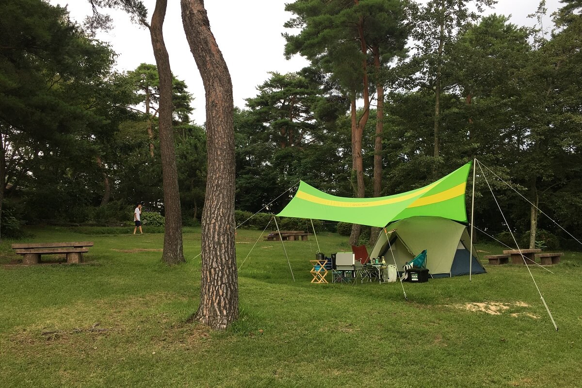 テント＋オープンタープスタイル